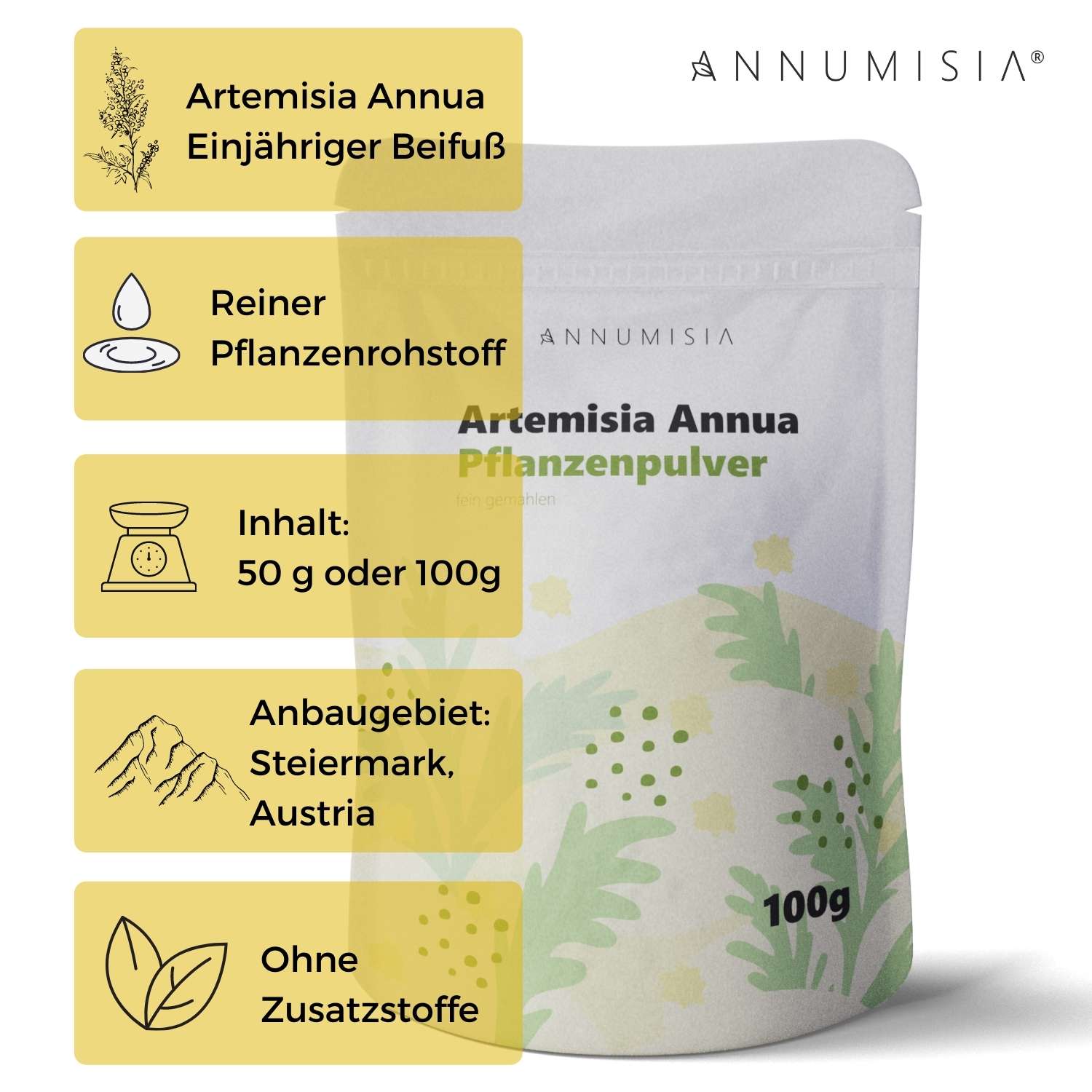 Artemisia Annua Pflanzenpulver BIO